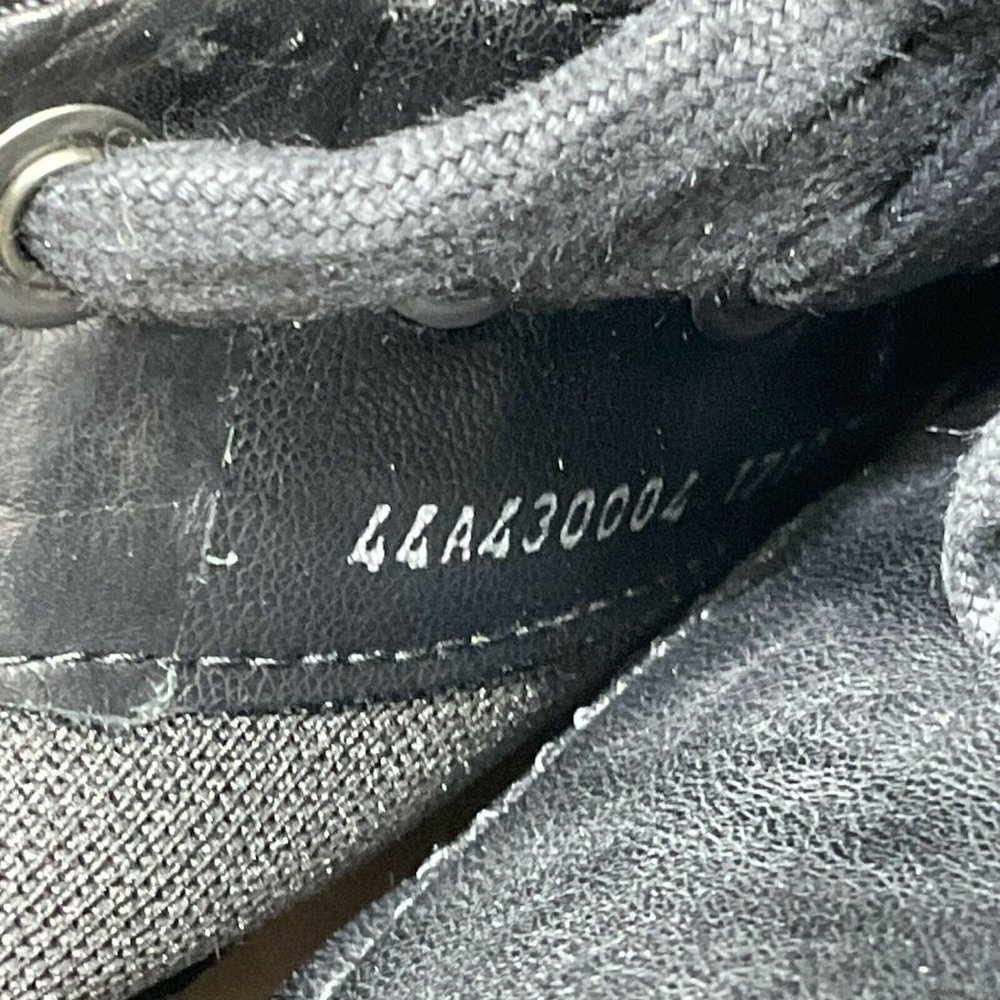 ECCO Shoes Mens Sz 10.5 Black Sneaker Luxury Soft Leather Danish Design Comfort - Picture 8 of 9